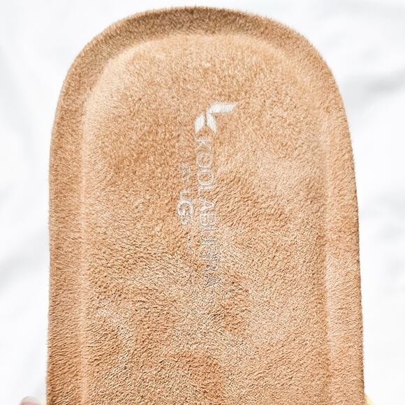 Koolaburra by Ugg New yellow & white Carenza twist slide sandal size 9.5 - Picture 9 of 15